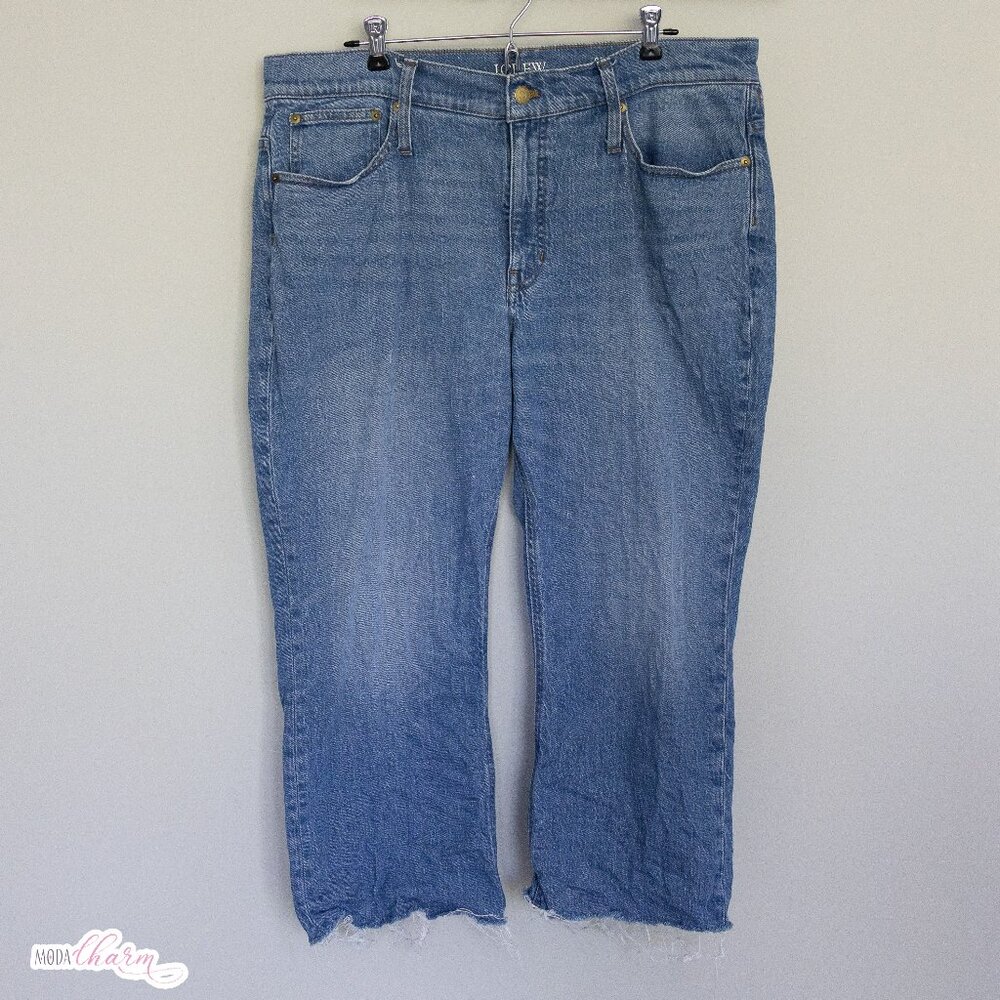 J.Crew Demi-Boot Cut Crop Jeans Denim